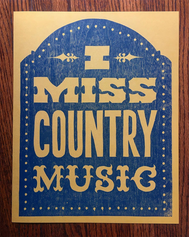 I Miss Country Music